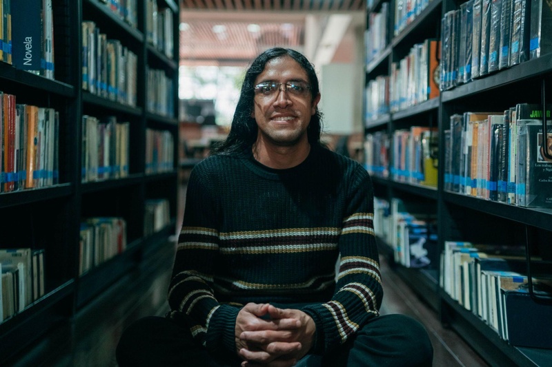 Rafael Guarín, profesor de la Biblioteca Pública El Tunal