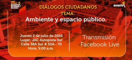 Ambiente y espacio público, temas centrales del próximo Diálogo Ciudadano en Puente Aranda