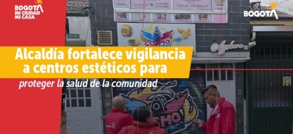 Equipo de la Alcaldía Local de Rafael Uribe Uribe participando en operativos de inspección vigilancia y control