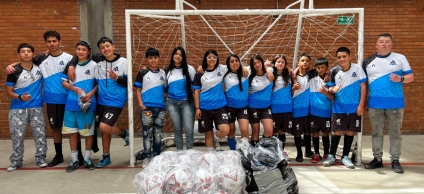 La entrega se realizó en el marco del proyecto de presupuestos participativos 2917, meta de Dotaciones Deportivas.