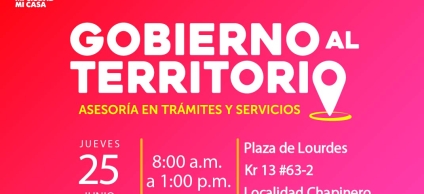 Este 25 de junio, Gobierno al Territorio llega a Chapinero con servicios, trámites, orientación y oportunidades para la ciudadanía.