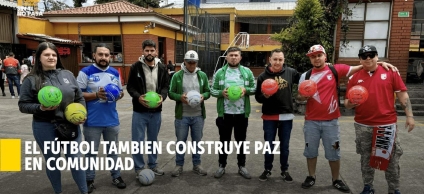 El fútbol también construye paz en comunidad