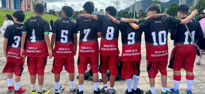 El deporte une a la juventud de Los Mártires