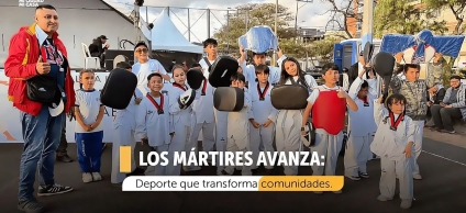 Los Mártires celebró el cierre de semestre de sus Escuelas Deportivas