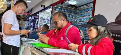 Más control y vigilancia en negocios de celulares del centro bogotano