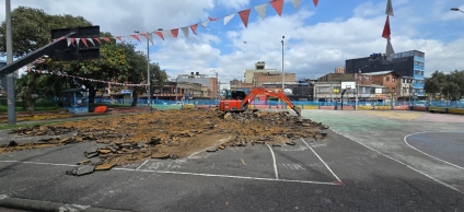 Parque La Valvanera inicia su transformación en el barrio Restrepo