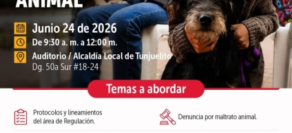 Capacitación en protección y bienestar animal en Tunjuelito  