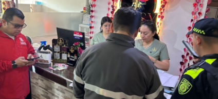 Tres cierres y cuatro comparendos dejó operativo de control a centros estéticos en Puente Aranda
