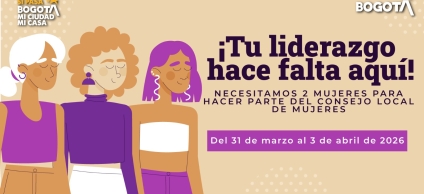 Convocatoria abierta para integrar el Consejo Local de Mujeres en Puente Aranda