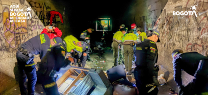  Operativo interinstitucional en Puente Aranda deja dos capturas y la incautación de ocho armas cortopunzantes