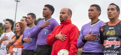 Alcalde Victor Hugo Huertas previo al partido de las estrellas