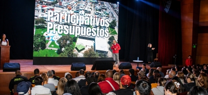 Alcalde Víctor Hugo Huertas en la rendicion de cuentas 