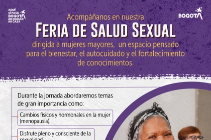 Feria de Salud Sexual para Mujeres Mayores en Bosa