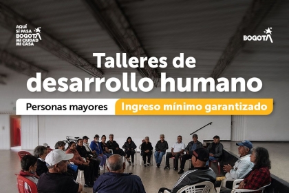 Talleres de desarrollo humano Personas mayores Ingreso mínimo garantizado - TUNJUELITO