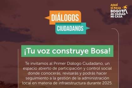 Primer Diálogo Ciudadano en Bosa