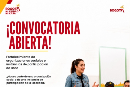 Fortalecimiento de organizaciones sociales en Bosa