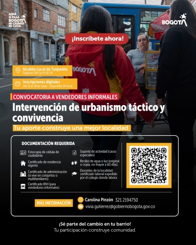 CONVOCATORIA A VENDEDORES INFORMALES
