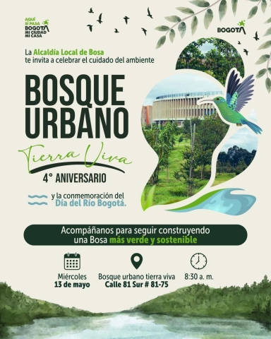 4° Aniversario del Bosque Urbano "Tierra Viva" en Bosa