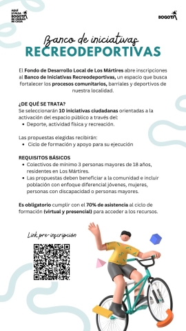 Convocatoria de recreación y deporte