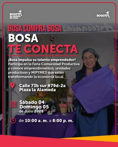 Feria Comunidad Productiva: Bosa te Conecta