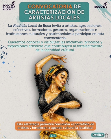 Convocatoria de Caracterización de Artistas Locales en Bosa