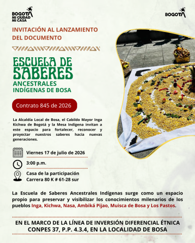  Escuela de Saberes Ancestrales Indígenas de Bosa