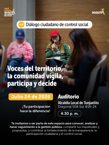 Diálogo ciudadano de control social