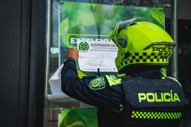 Sellada obra en la calle 116 