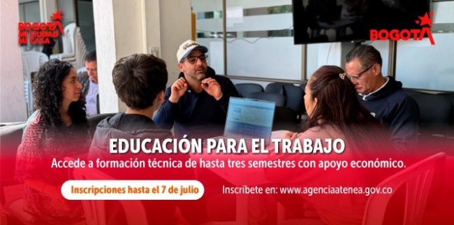 Educación para el Trabajo: últimos días para acceder a programas técnicos orientados a la formación para el empleo.