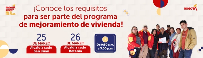 ¡convocatoria para mejorar tu vivienda!