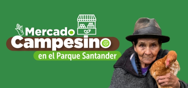 La Alcaldía Local de Santa Fe realizará este viernes 5 de junio un Mercado Campesino en el Parque Santander, de 8:00 a.m. a 3:00 p.m.
