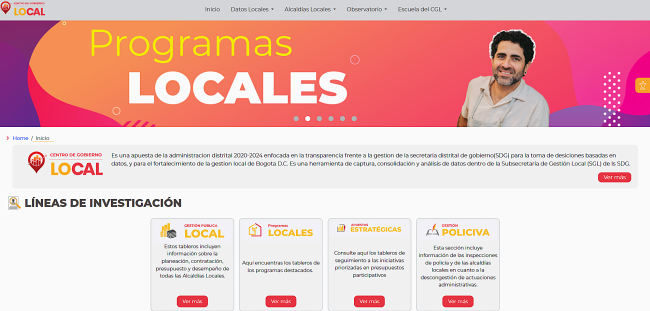 portal más intuitivo para consultar la gestión local