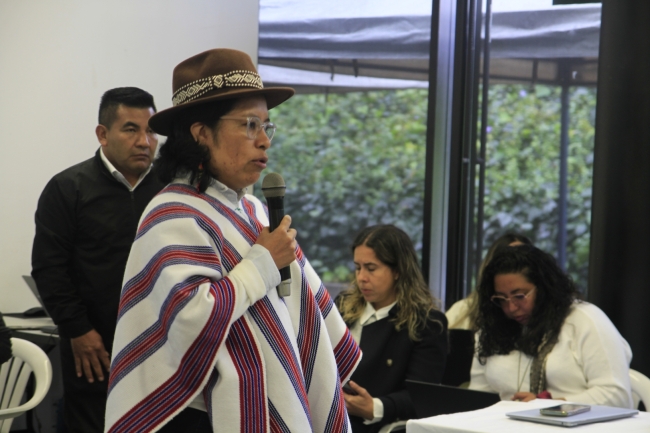 Carmen Chindoy, subdirectora de Asuntos para Comunidades Negra, Afro, Raizal y Palenquera