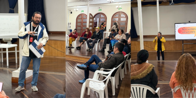 La primera edición se llevó a cabo en las instalaciones de la Alcaldía Local, donde los asistentes participaron en la charla “Emprender sin miedo: los retos de emprender y cómo superarlos”