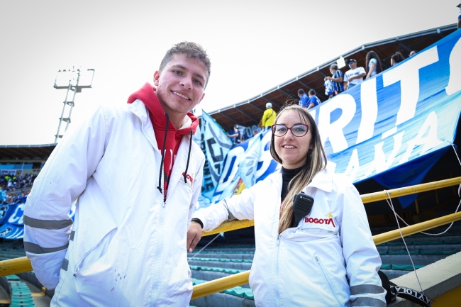 Gestores de diálogo en partido Campin