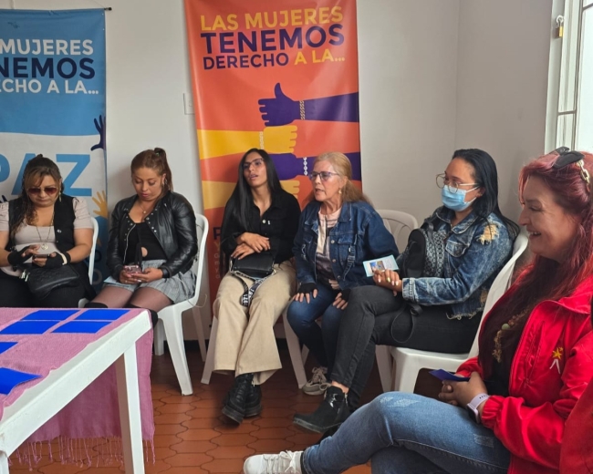 Encuentro de mujeres de la localidad de Usme