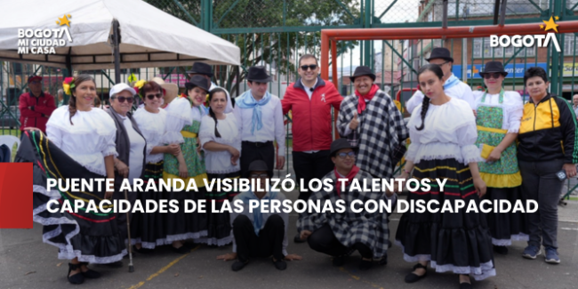 Puente Aranda fue sede del evento distrital que visibilizó los talentos y capacidades de las personas con discapacidad