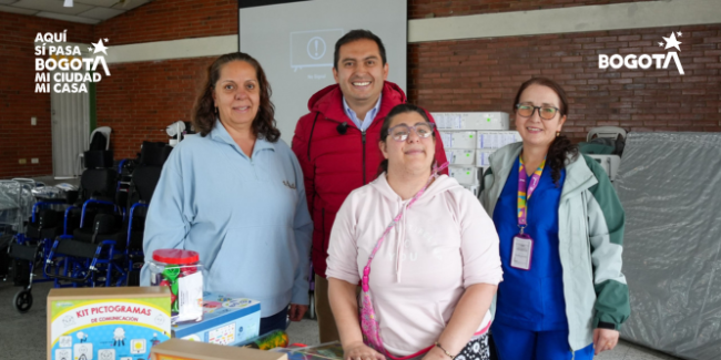 Puente Aranda fortalece la inclusión con la entrega de ayudas técnicas para personas con discapacidad