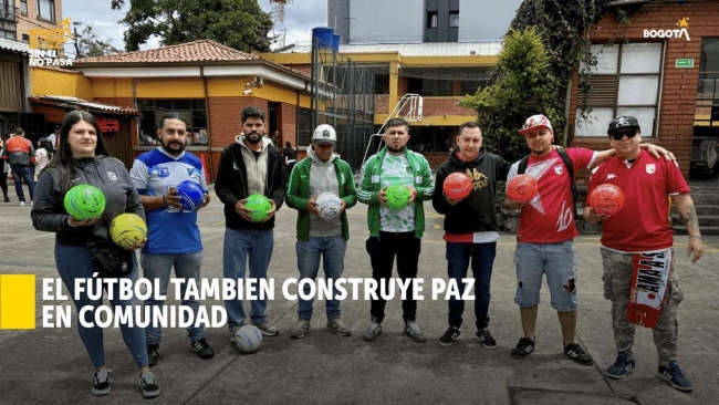 El fútbol también construye paz en comunidad