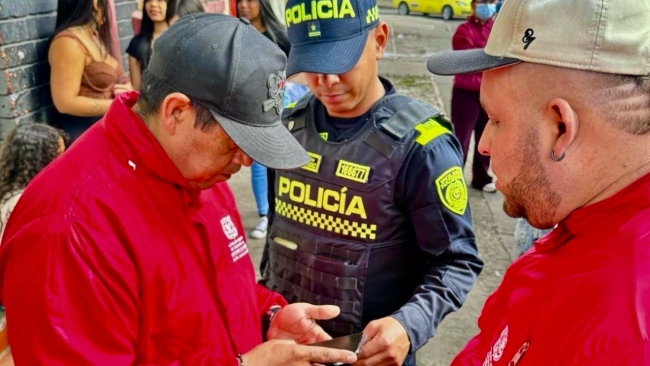Controles dejan resultados contundentes en zona priorizada de Bogotá