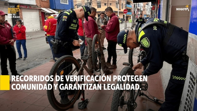  Operativo conjunto en Los Mártires detecta irregularidades y protege menores