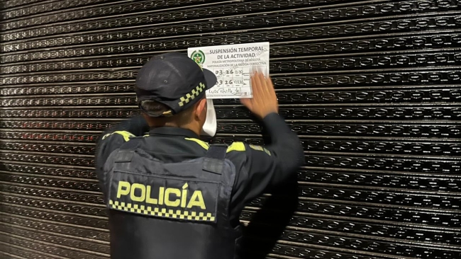 Controles en Los Mártires evidencian incumplimientos en cuatro comercios