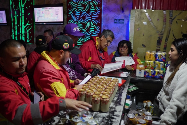 Operativo de bares en la 99