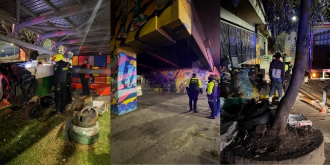 Operativo de recuperación del espacio público en Barrios Unidos recuperó 18mt2 intervino cuatro cambuches
