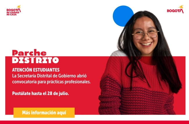 Estudiantes, esta es su oportunidad: la Secretaría de Gobierno ofrece 5 plazas para prácticas profesionales. Inscripciones hasta el 28 de julio.