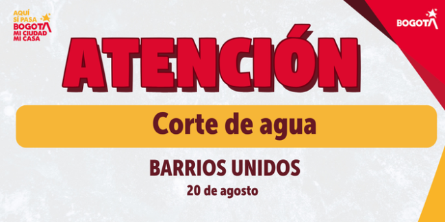 aviso corte de agua