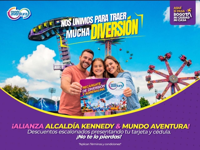 Descuentos de hasta 30% en Mundo Aventura para más de 100.000 personas