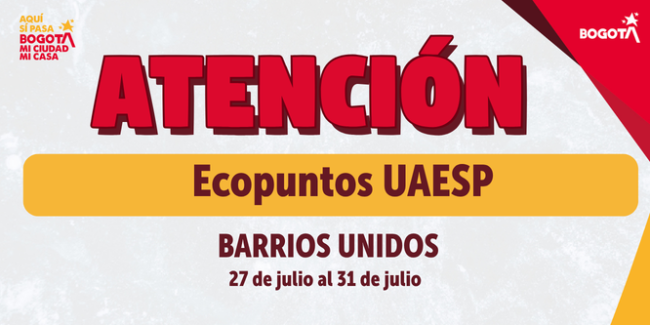 Aviso de información de ecopuntos