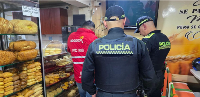 Operativo en panaderías de Tunjuelito deja un local suspendido  