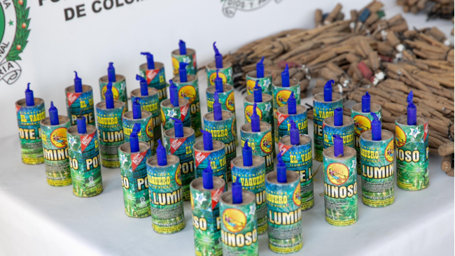 Plan Navidad en Bogotá: cierres, comparendos, más de una tonelada de pólvora y licor adulterado fuera de circulación.